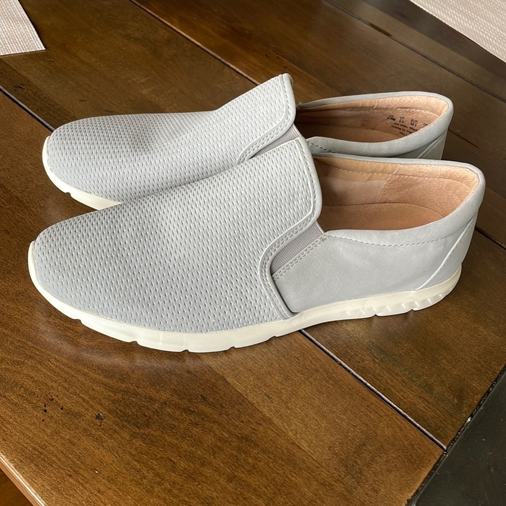 Grey soul naturalized slip on loafer